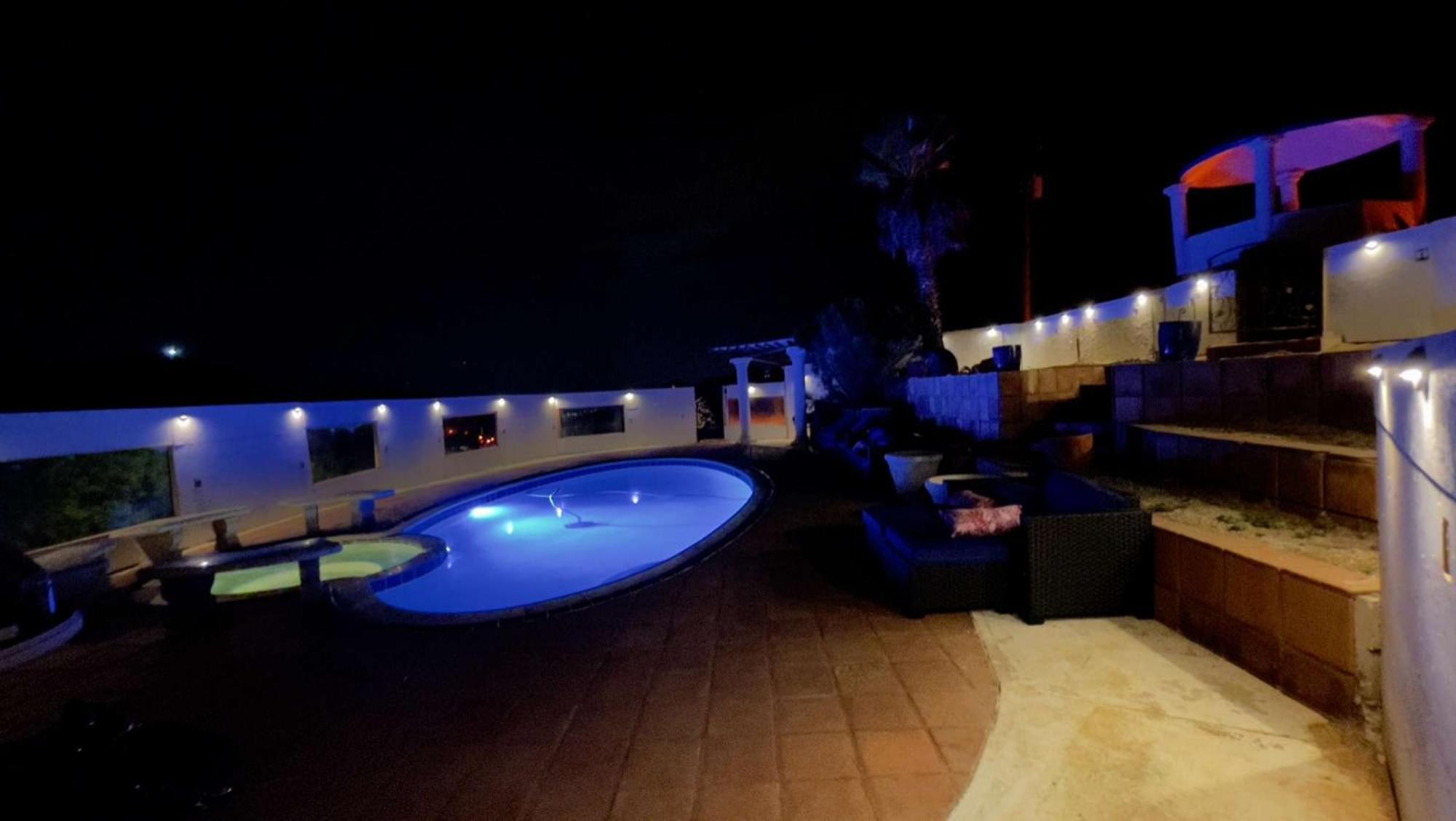 Private Home On 10 Acres - Heated Salt Pool & Jacuzzi, Mountain & City Views, Horseshoes, Basketball, Bbq, Golf Putting, Foosball, Croquet, Bose Stereo, White Cotton Bedding - Hilltop Hacienda, Pool Heat Optional Jamul Exteriér fotografie