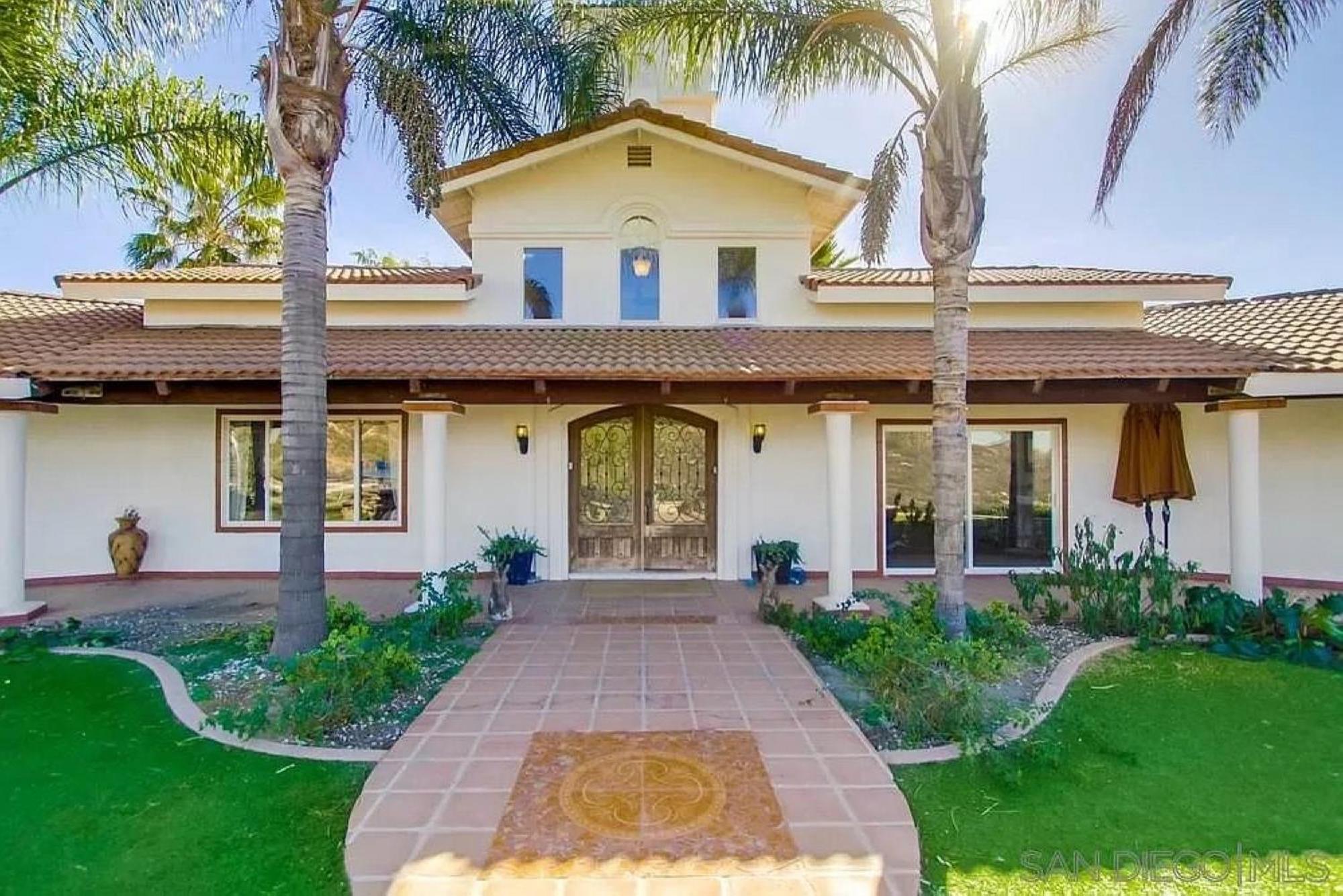 Private Home On 10 Acres - Heated Salt Pool & Jacuzzi, Mountain & City Views, Horseshoes, Basketball, Bbq, Golf Putting, Foosball, Croquet, Bose Stereo, White Cotton Bedding - Hilltop Hacienda, Pool Heat Optional Jamul Exteriér fotografie